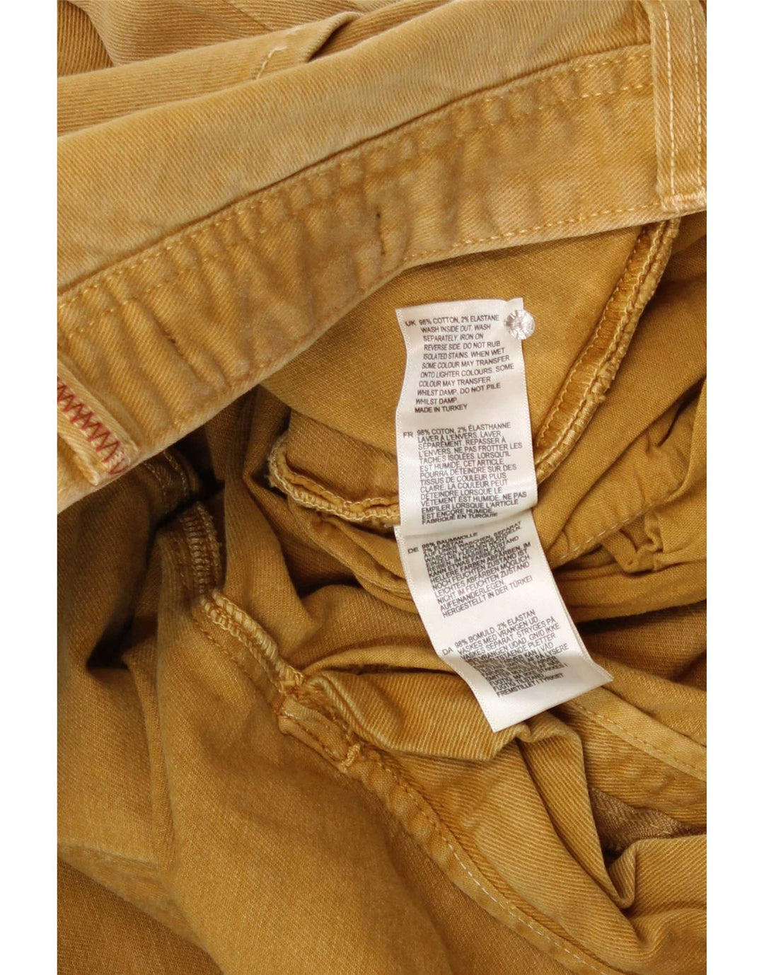 White Stuff Herren Slim Jeans W36 L32 Braune Baumwolle