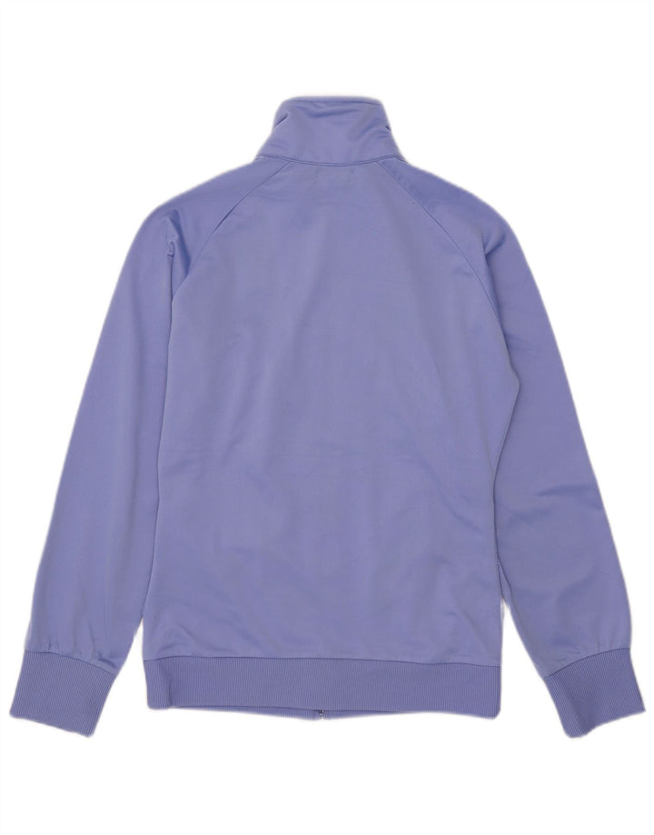 Kappa Damen-Trainingsanzug-Oberteiljacke UK 14 Large Lila Colourblock Polyester
