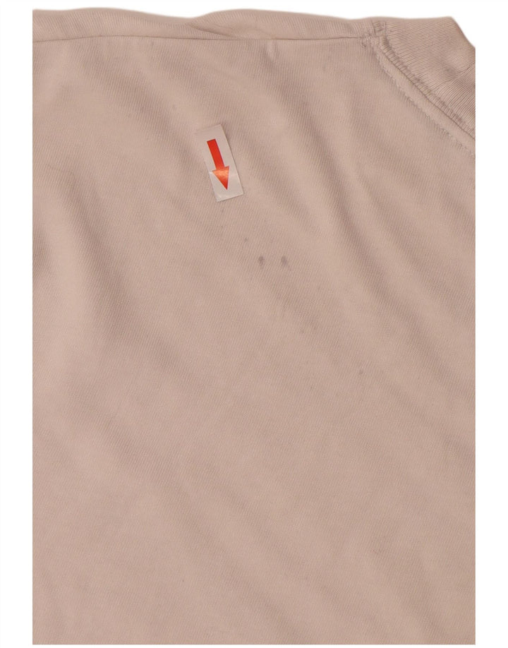 Nike Herren-T-Shirt mit Swoosh-Grafik, mittelweiße Baumwolle