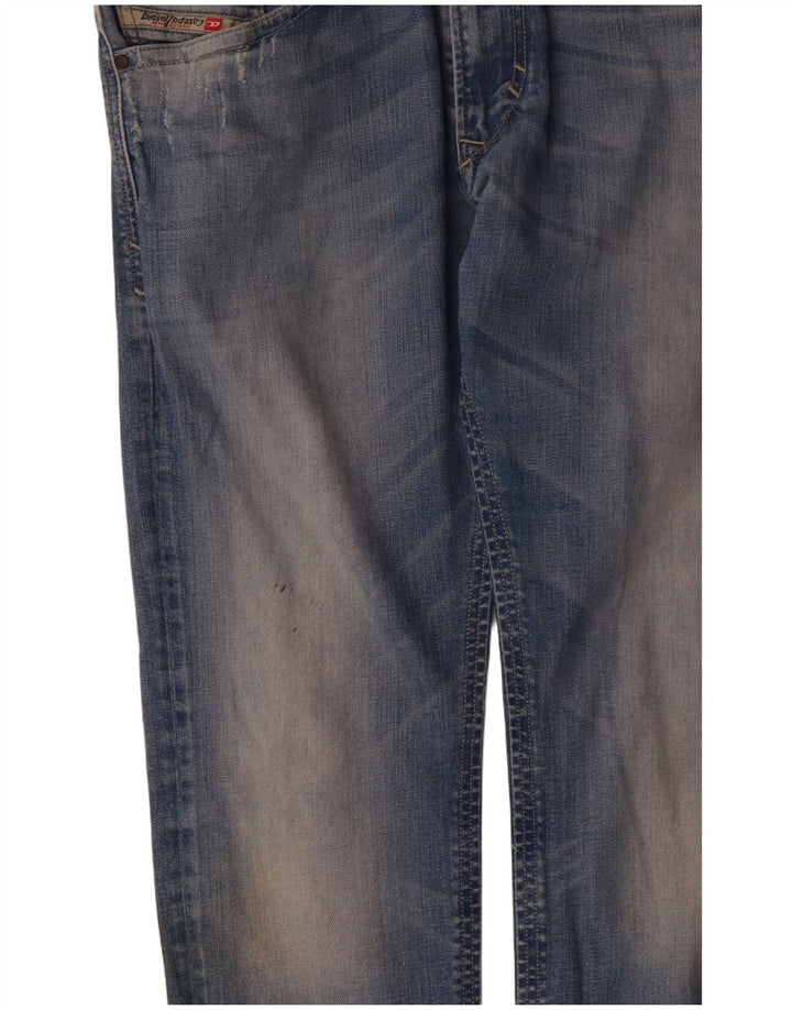 Diesel Herren Thavar Slim Jeans W34 L32 Blaue Baumwolle