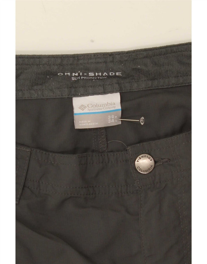 Columbia Herren Omni-Shield Cargo Shorts W38 XL Khaki Nylon