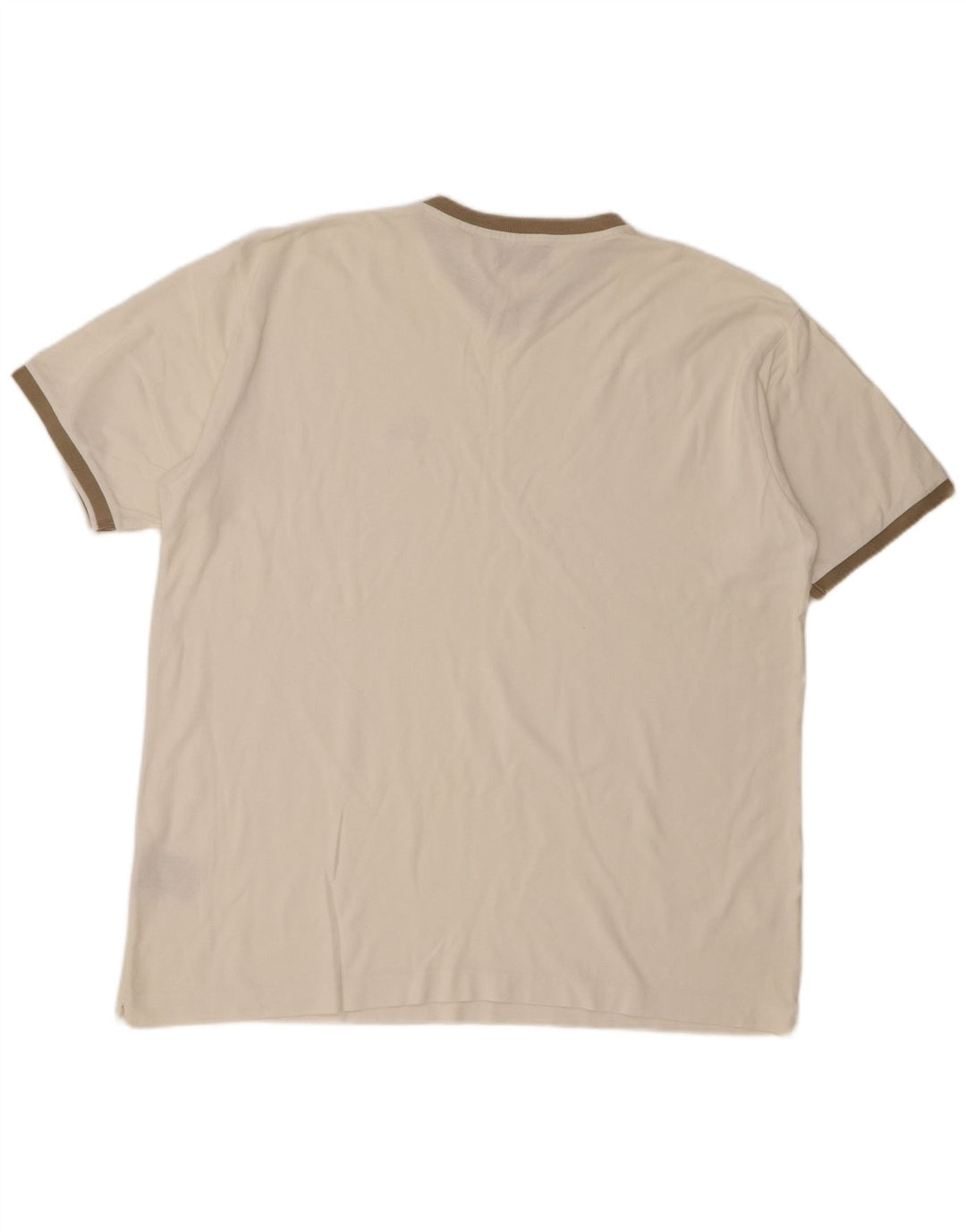 Kappa Herren T-Shirt Top 2XL Weiße Baumwolle