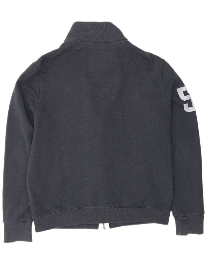 SUPERDRY Herren Track & Field Graphic Trainingsanzug-Oberteil, Größe L, Marineblau