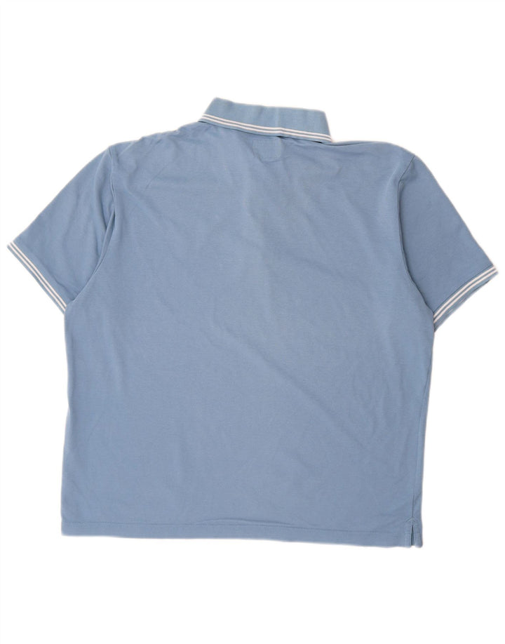 Champion Herren Easy Fit Poloshirt, Größe L, Blau