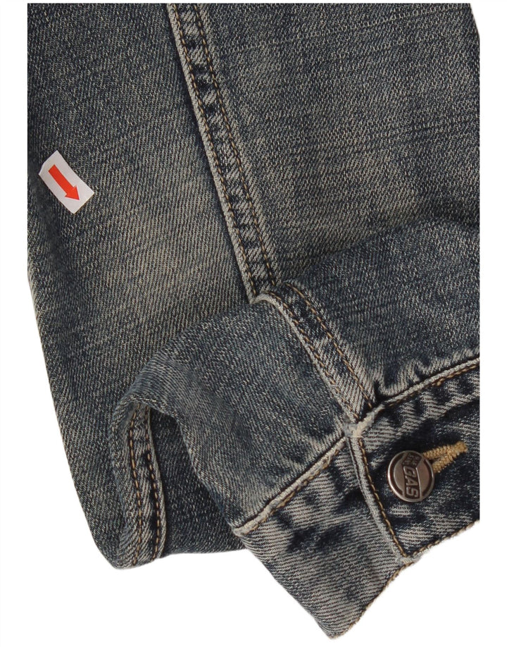 Gas Damen Jeansjacke UK 14 Mittelblau