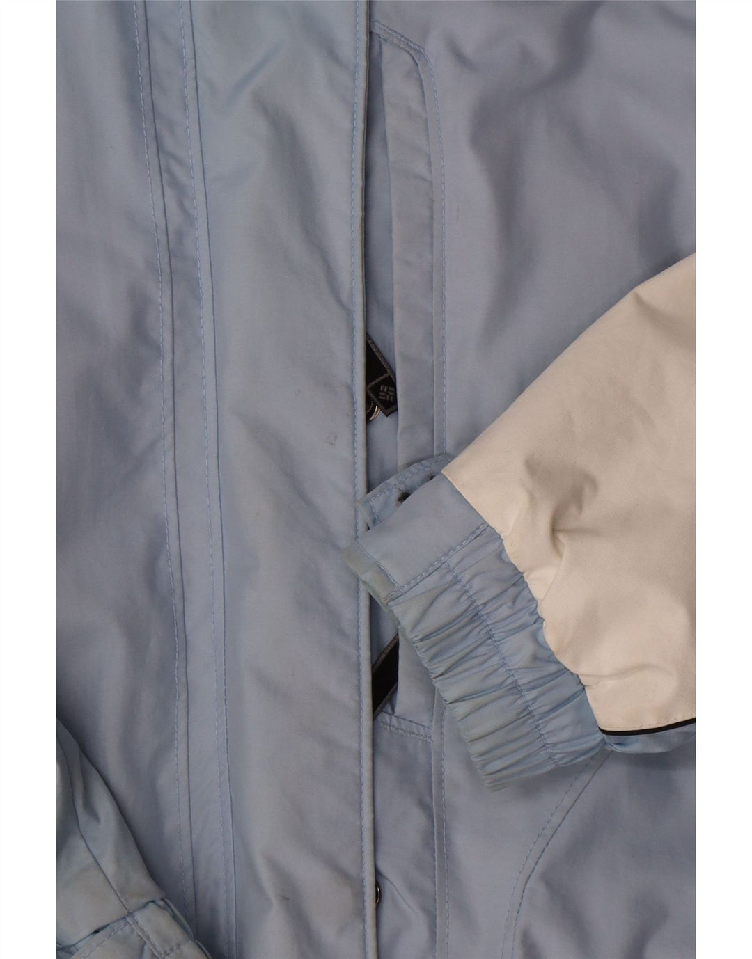 Columbia Damen Interchange Kapuzen-Regenjacke UK 16 Large Blue Colourblock