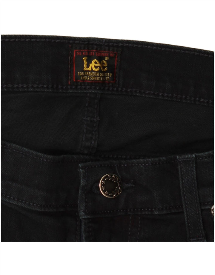 Lee Damen Straight Jeans W36 L29 Marineblau