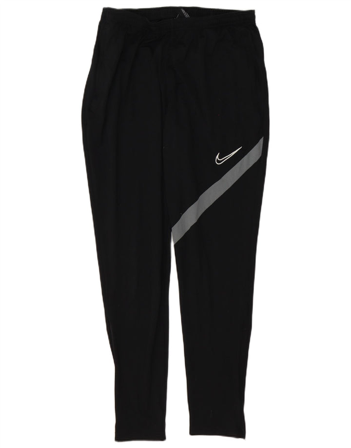 Nike Herren Dri Fit Trainingshose, groß, schwarzes Farbblock-Polyester