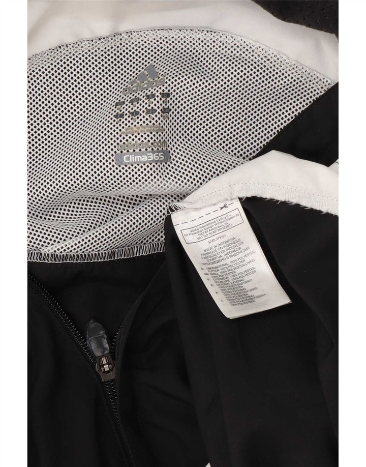 Adidas Herren Clima 365 Trainingsanzug Top Jacke Medium Schwarz Farbblock