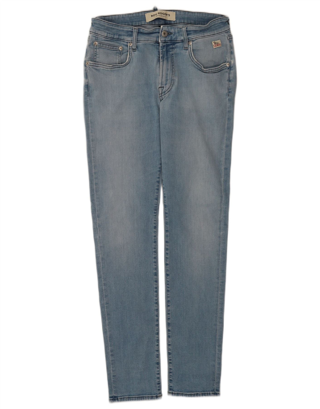 Roy Rogers Damen Slim Jeans W33 L30 Blaue Baumwolle