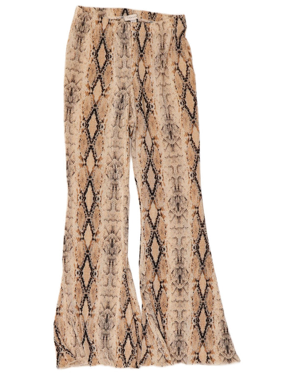 Topshop Womens Petite Casual Hose UK 10 Small W28 L28 Beige