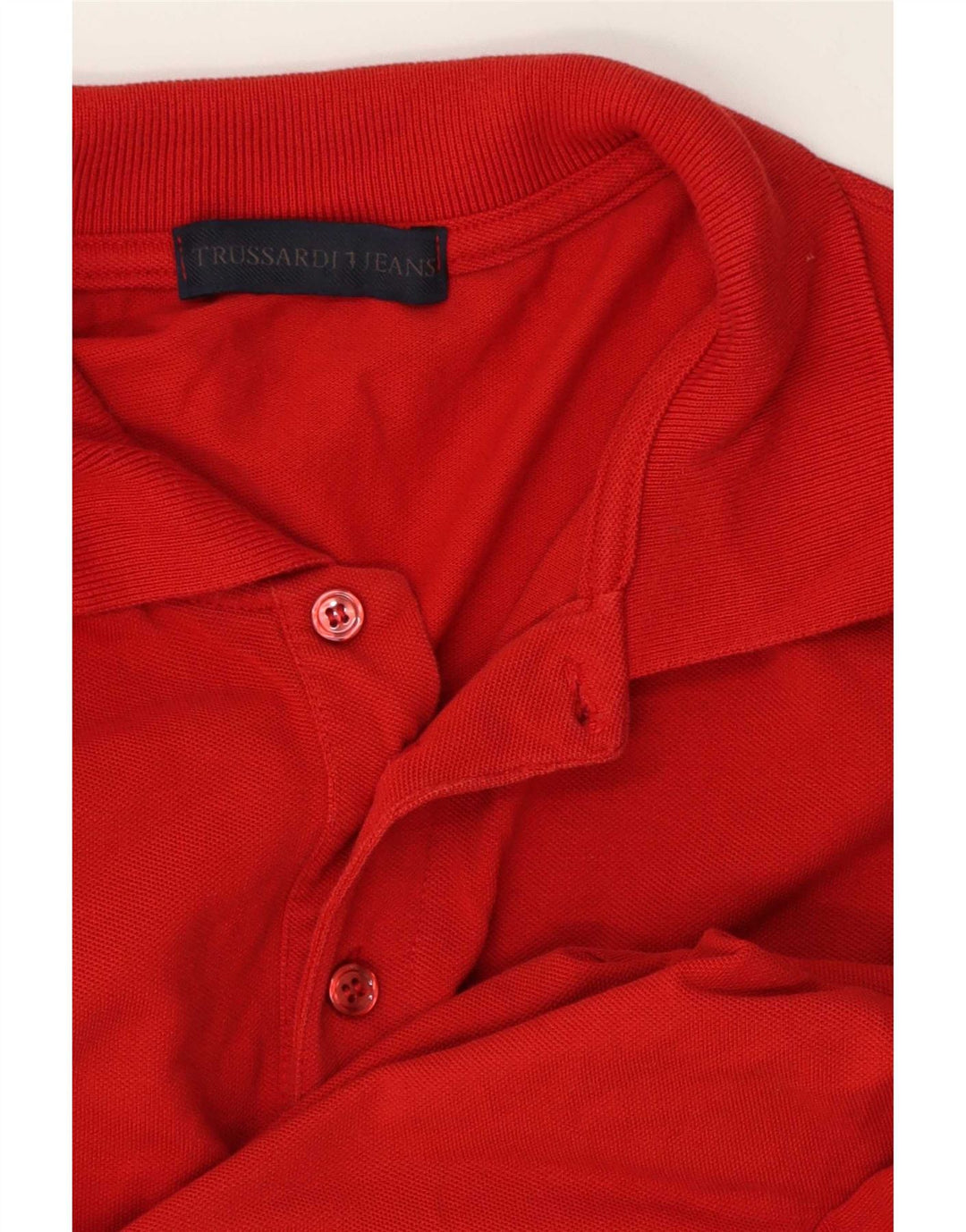 Trussardi Jeans Herren Poloshirt XL Rot