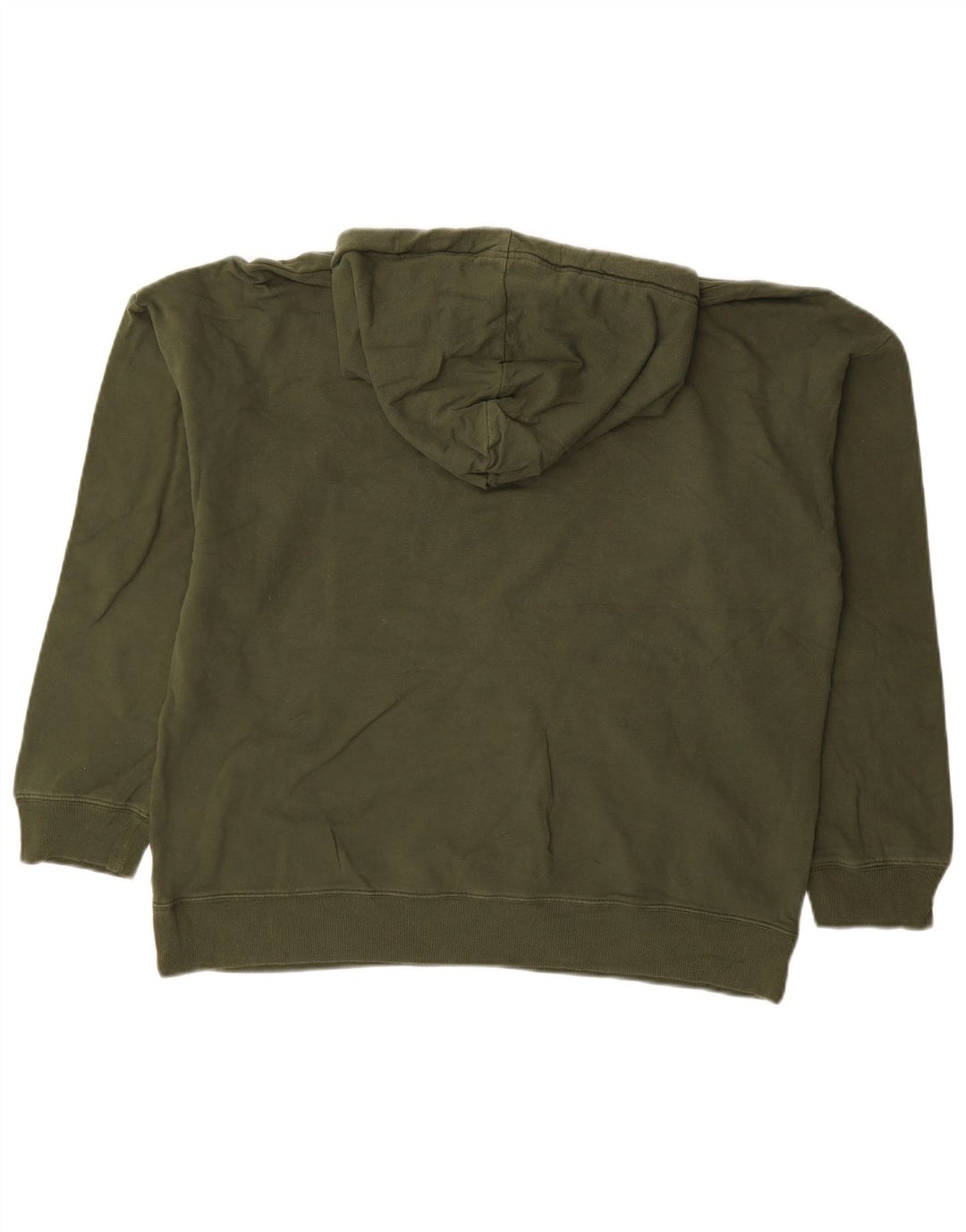 CALVIN KLEIN Damen Übergroßer grafischer Kapuzenpullover UK 16 Large Khaki