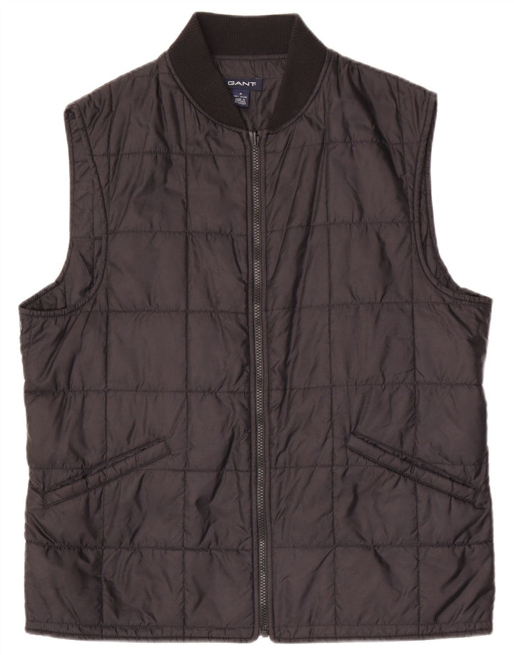 Gant Herren gefütterte Liner-Weste, UK 38, mittelschwarzes Nylon