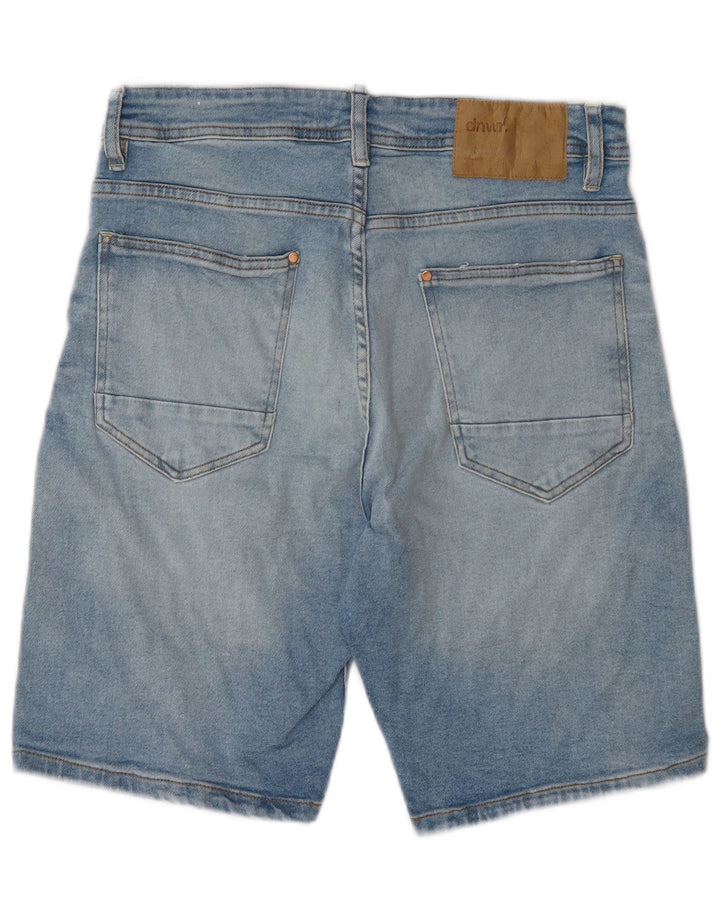 Zara Herren Jeansshorts EU 42 Large W32 Blaue Baumwolle