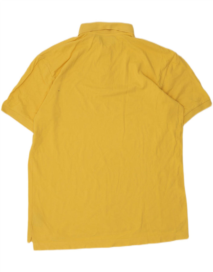 Kappa Herren Poloshirt 2XL Gelb Baumwolle