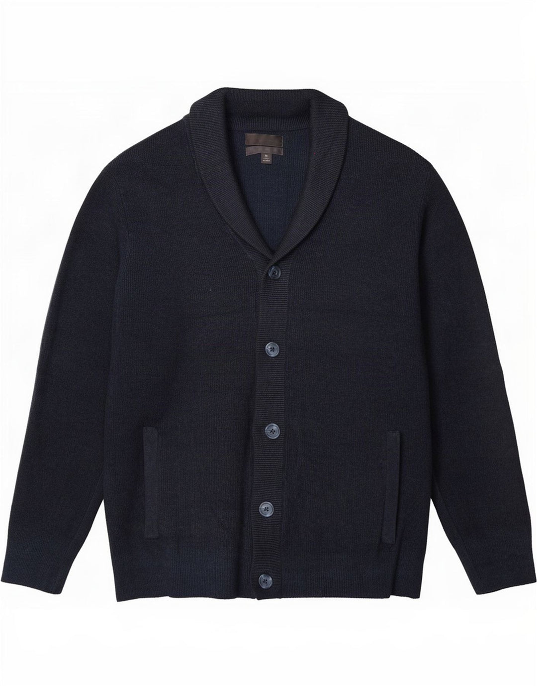 Marks & Spencer Herren Strickjacke XL Marineblau Polyester