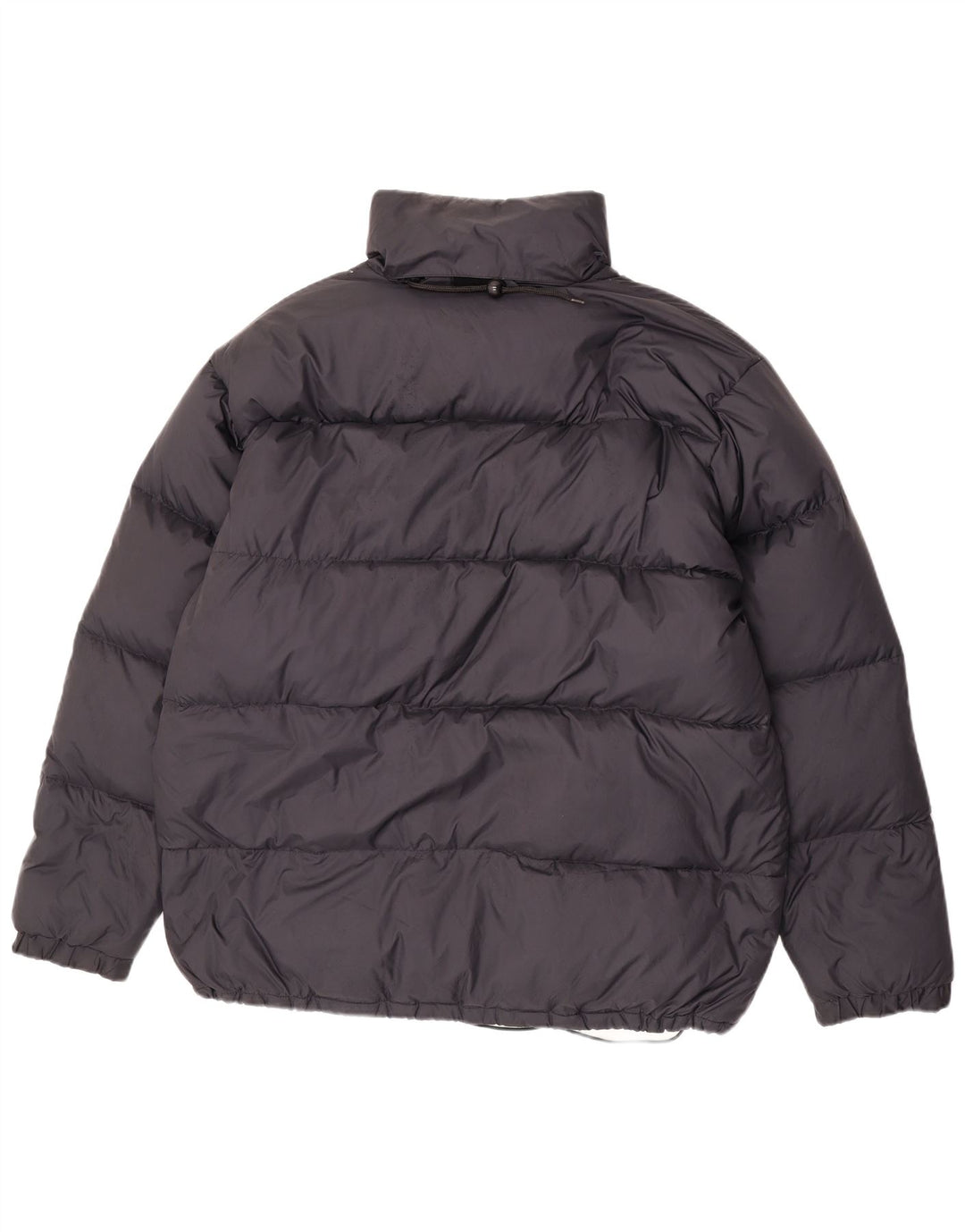 SALEWA Wattierte Herrenjacke mit Kapuze, UK 40, Größe L, Marineblau, Polyamid