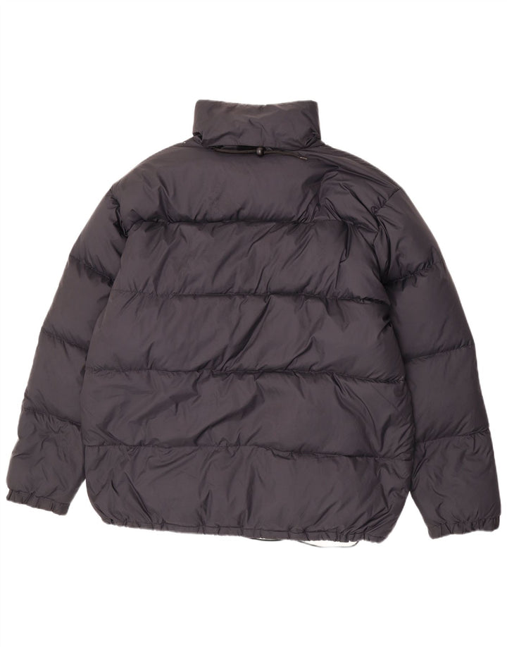 SALEWA Wattierte Herrenjacke mit Kapuze, UK 40, Größe L, Marineblau, Polyamid