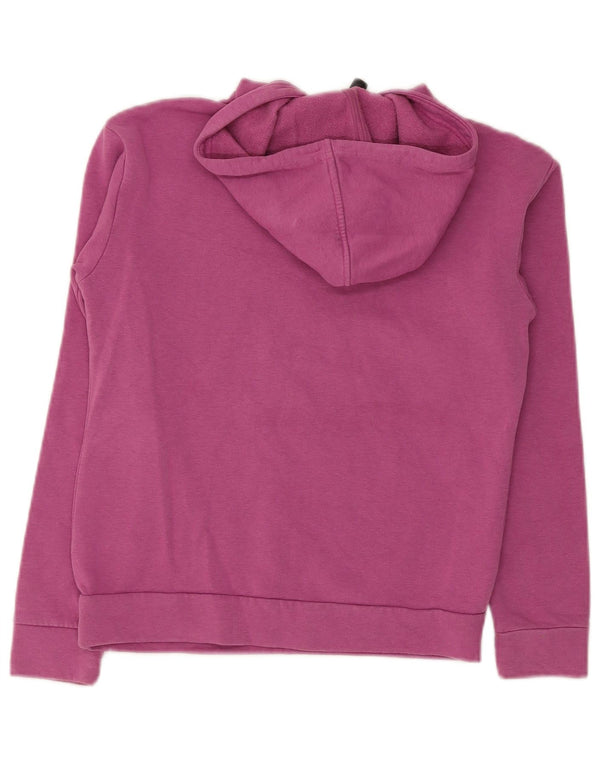 Adidas Mädchen-Kapuzenpullover mit normaler Passform, 11–12 Jahre, rosafarbene Blockfarben-Baumwolle