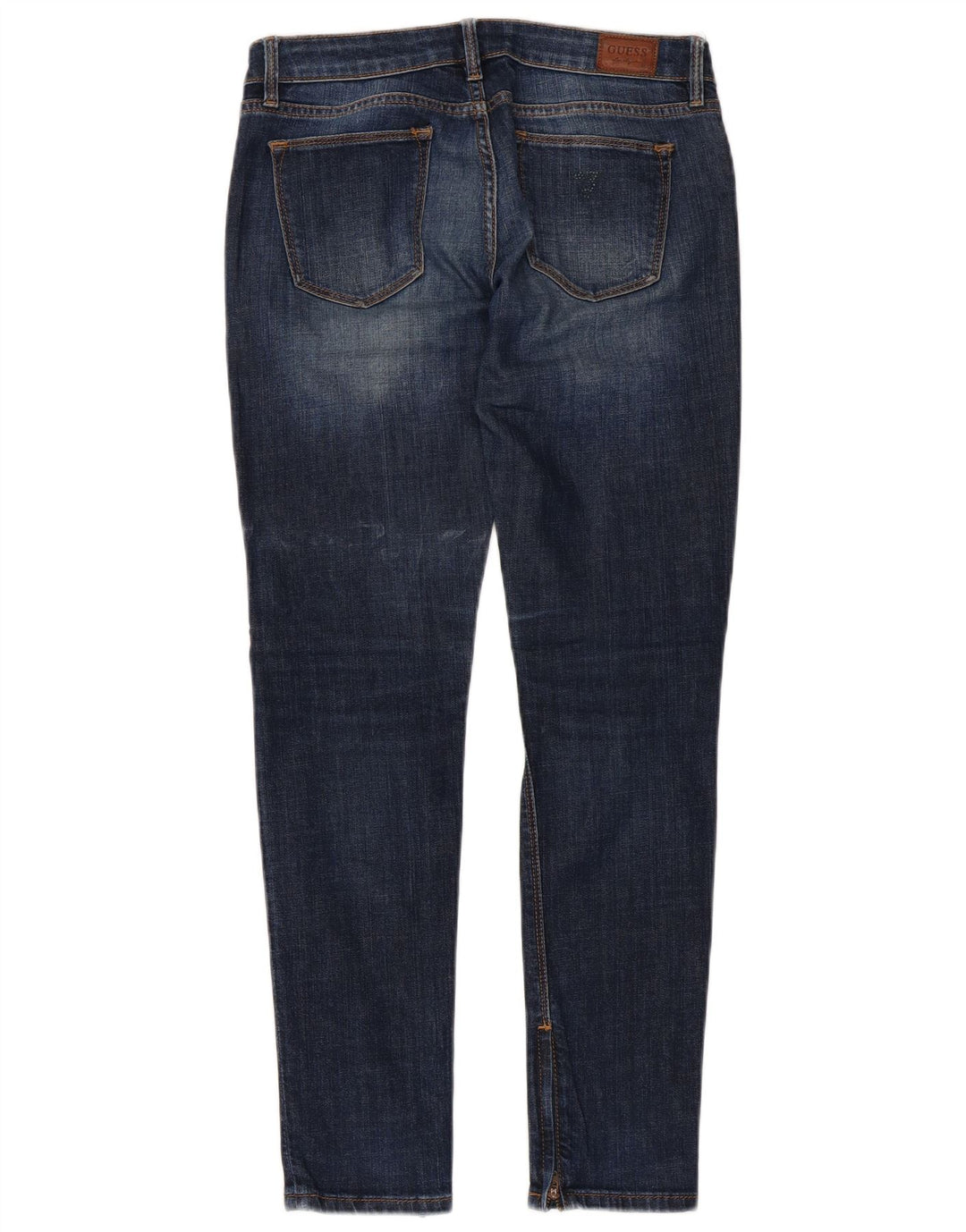 GUESS Damen Beverly Skinny Jeans W27 L29 Blaue Baumwolle