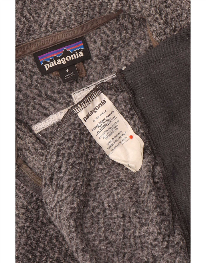 Patagonia Damen Fleecepullover UK 10 Small Grau Polyester