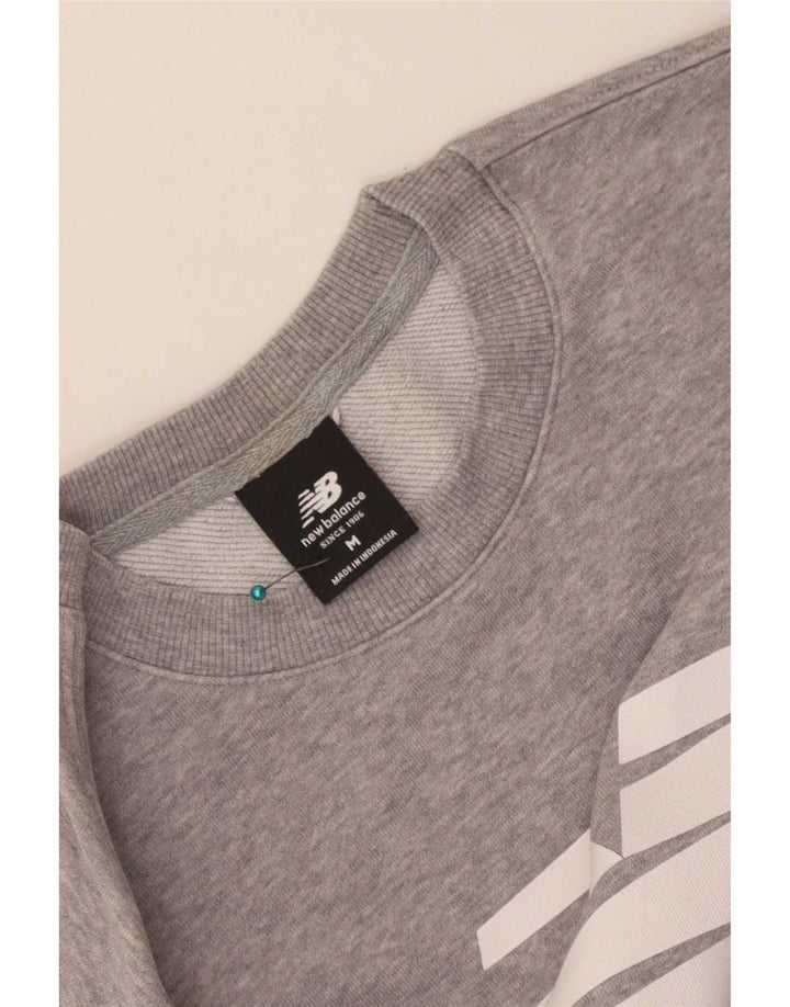 New Balance Herren Grafik-Sweatshirt-Pullover Mittelgrau
