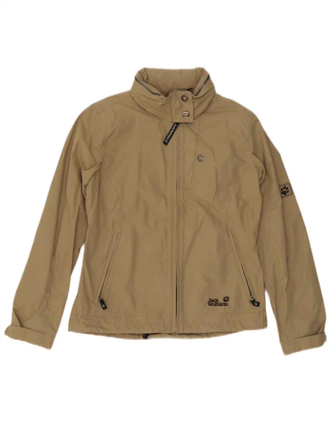 Jack Wolfskin Damen Bomberjacke mit Kapuze UK 16 Large Khaki