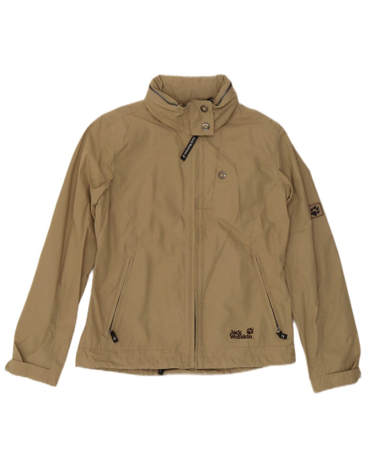 Jack Wolfskin Damen Bomberjacke mit Kapuze UK 16 Large Khaki