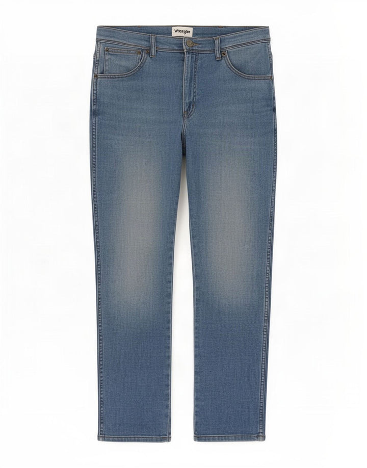 Wrangler Herren Texas Slim Jeans W33 L30 Blaue Baumwolle