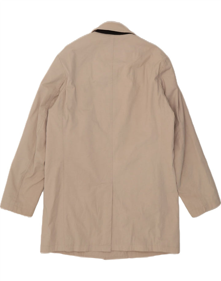 CESARE PACIOTTI Mens Overcoat IT 52 XL Grey Cotton Vintage Cesare Paciotti and Second-Hand Cesare Paciotti from Messina Hembry 