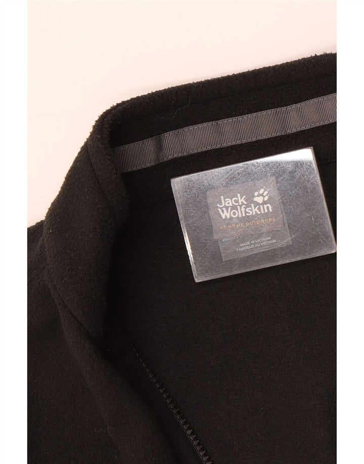 Jack Wolfskin Herren Fleecejacke UK 36/38 Small Schwarz Polyester