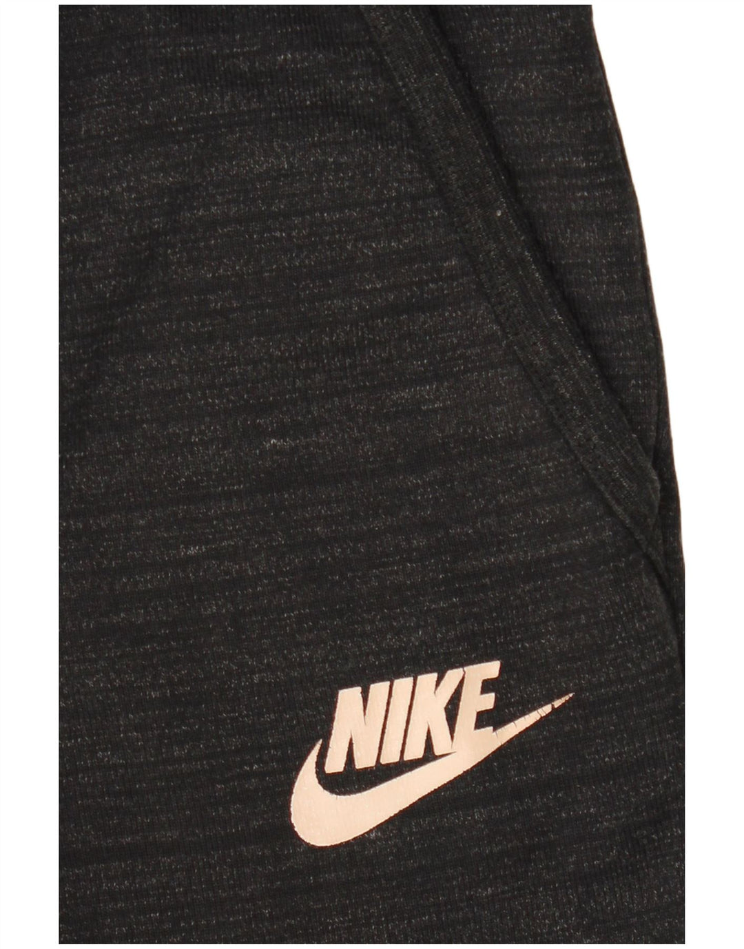 NIKE Herren-Trainingshose aus mittelschwarz gefleckter Baumwolle
