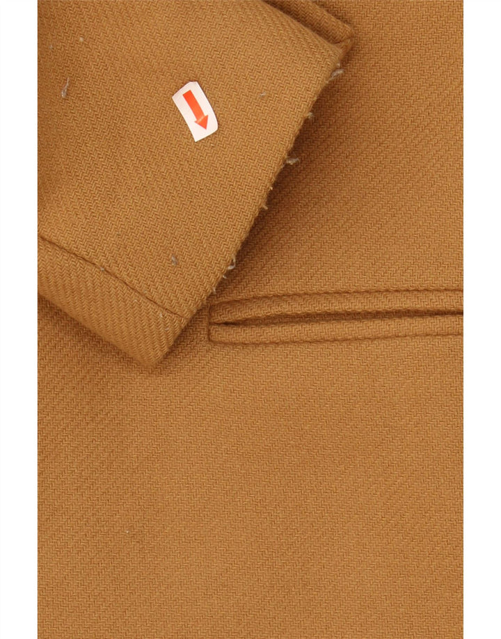 ZARA Womens Overcoat UK 6 XS Brown Viscose Vintage Zara and Second-Hand Zara from Messina Hembry 