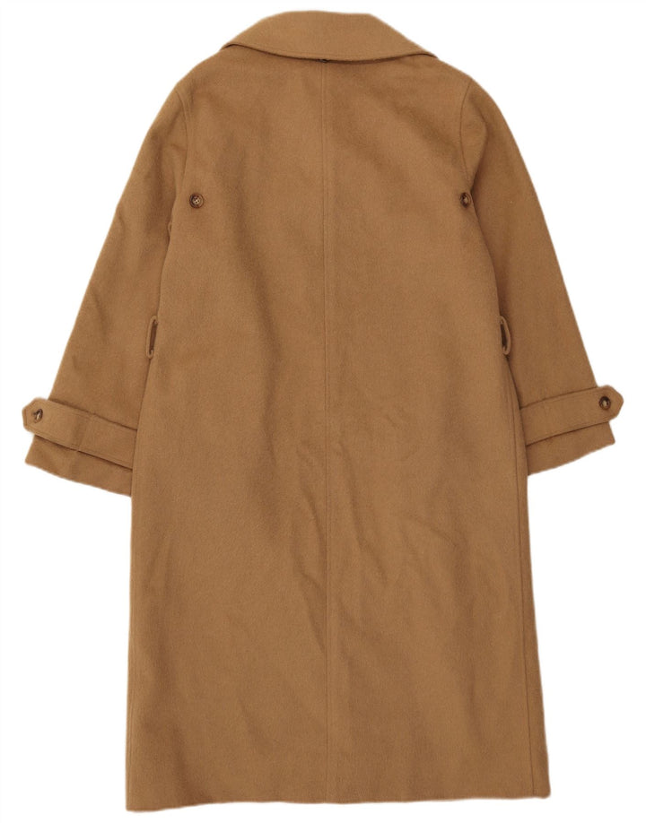 COURLANDE Zweireihiger Damenmantel UK 12 Mittelbeige