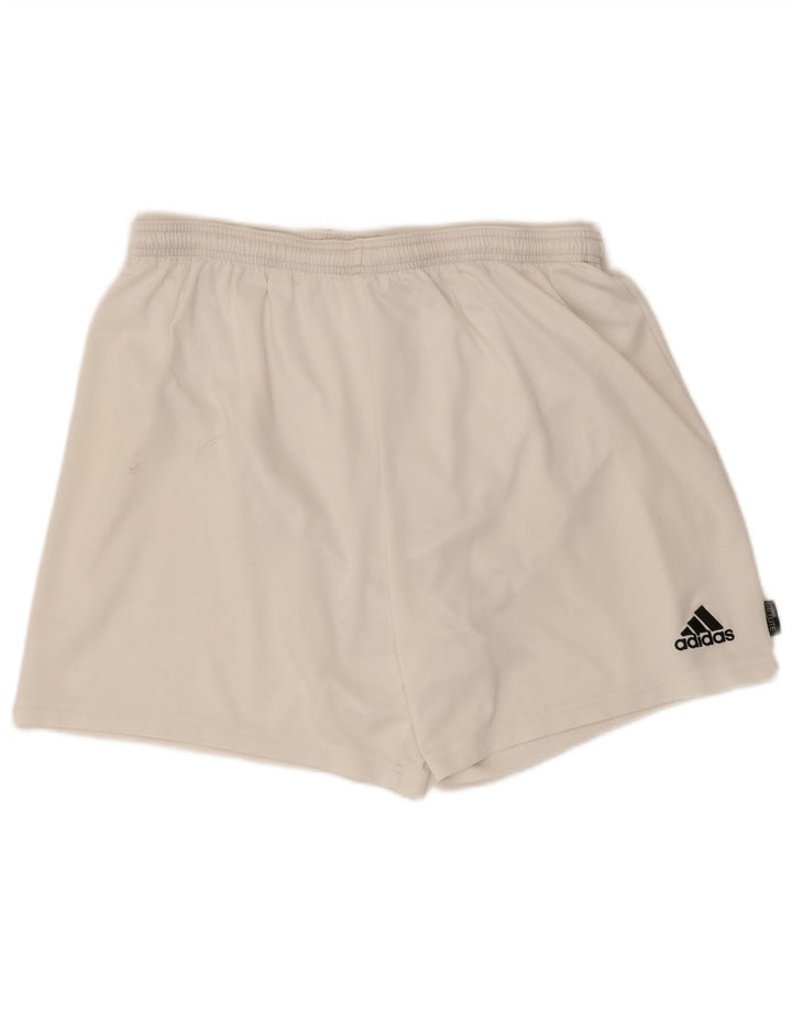 Adidas Herren Climalite Sport Shorts 2XL Weiß Polyester
