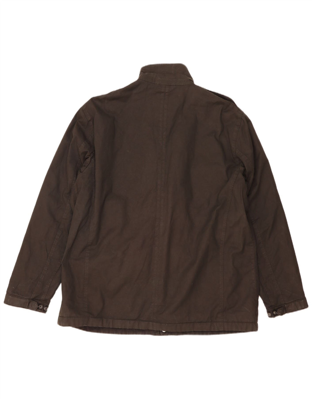 Marks & Spencer Herren-Utility-Jacke, UK 44, 2XL, schwarze Baumwolle