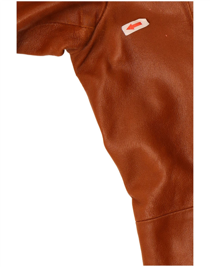 Vintage Herren Lederjacke UK 36 Small Brown