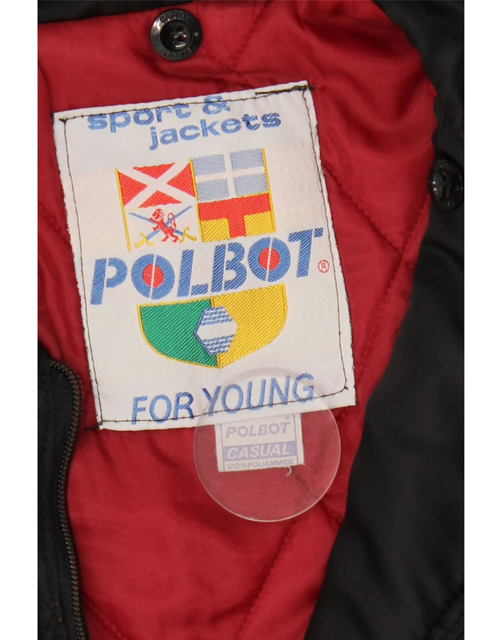 Polbot Herren Bomberjacke UK 42 XL Schwarz Polyamid
