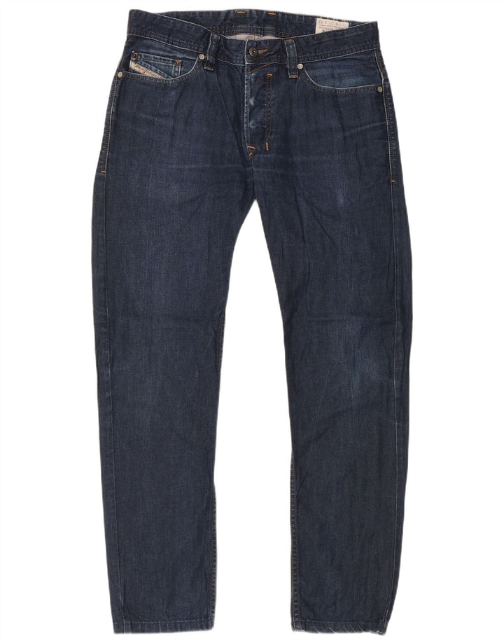 Diesel Herren Slim Jeans W30 L30 Marineblau Baumwolle