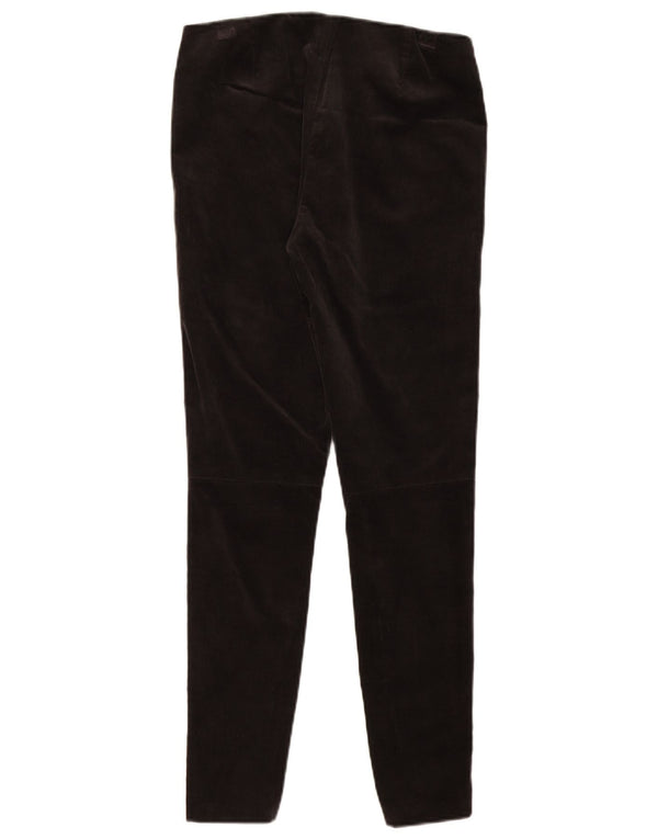 Ralph Lauren Damen-Leggings aus Cord, US 2 XS, graue Baumwolle