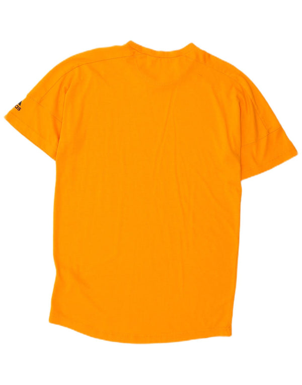 ADIDAS Herren T-Shirt Top Mittelorange Polyester