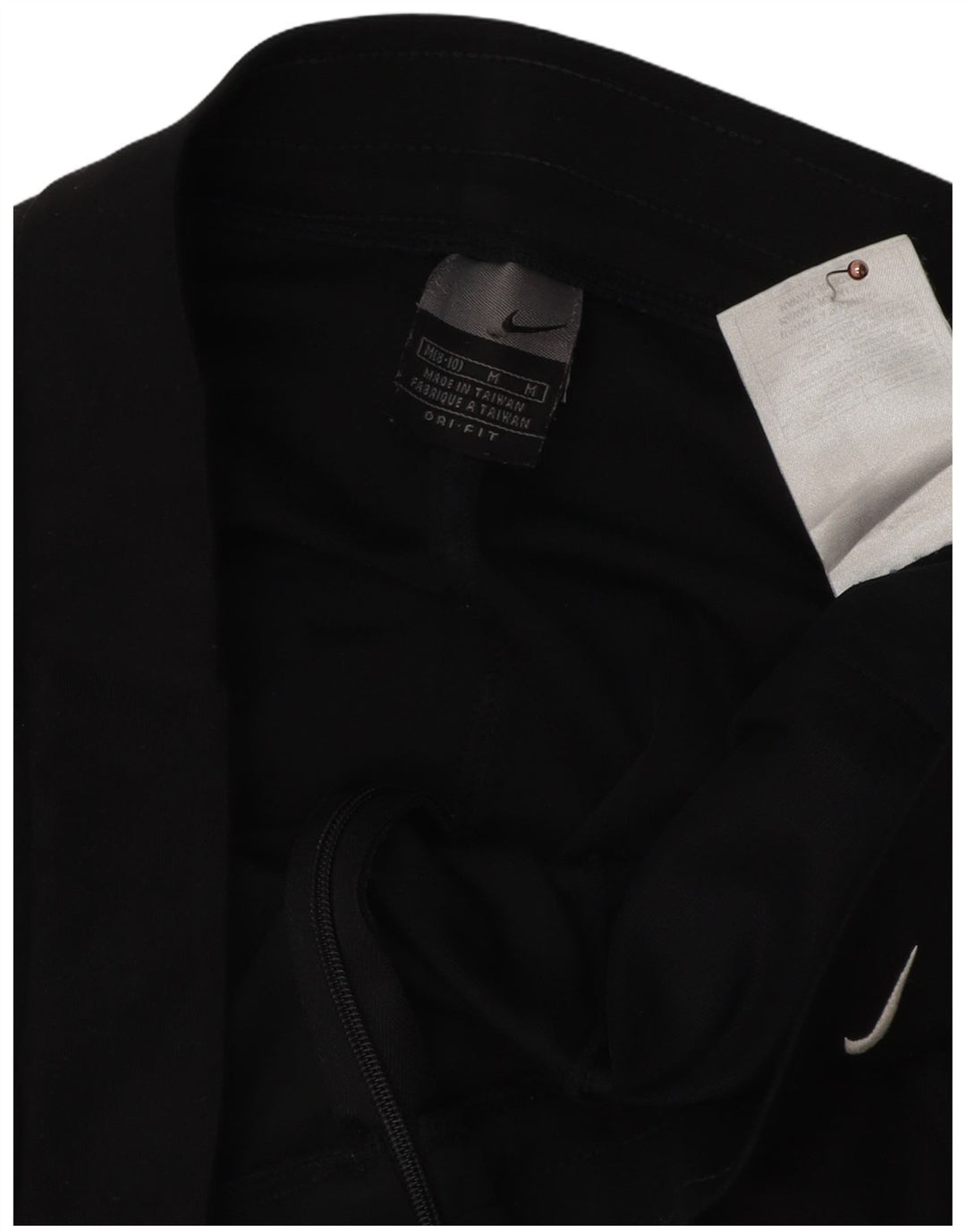 NIKE Damen Dri Fit Trainingshose US 8/10 Mittelschwarzes Polyester