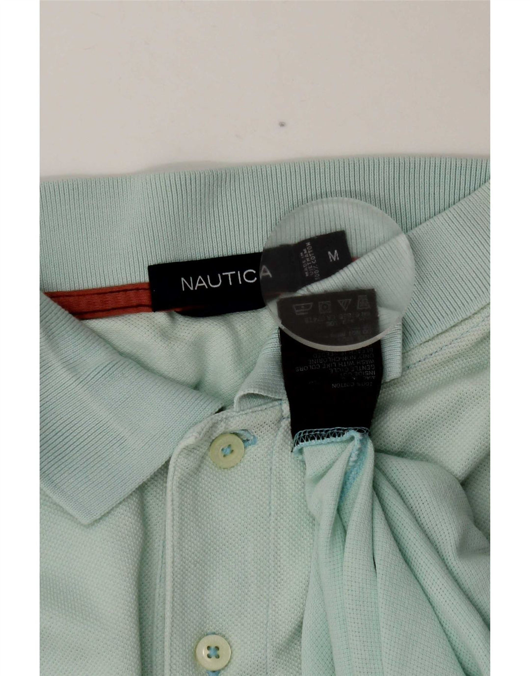 Nautica Herren-Poloshirt aus mittelgrüner Baumwolle