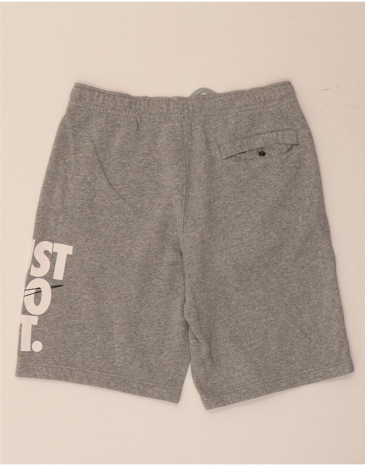 Nike Herren-Sportshorts mit Grafik, mittelgrau meliert