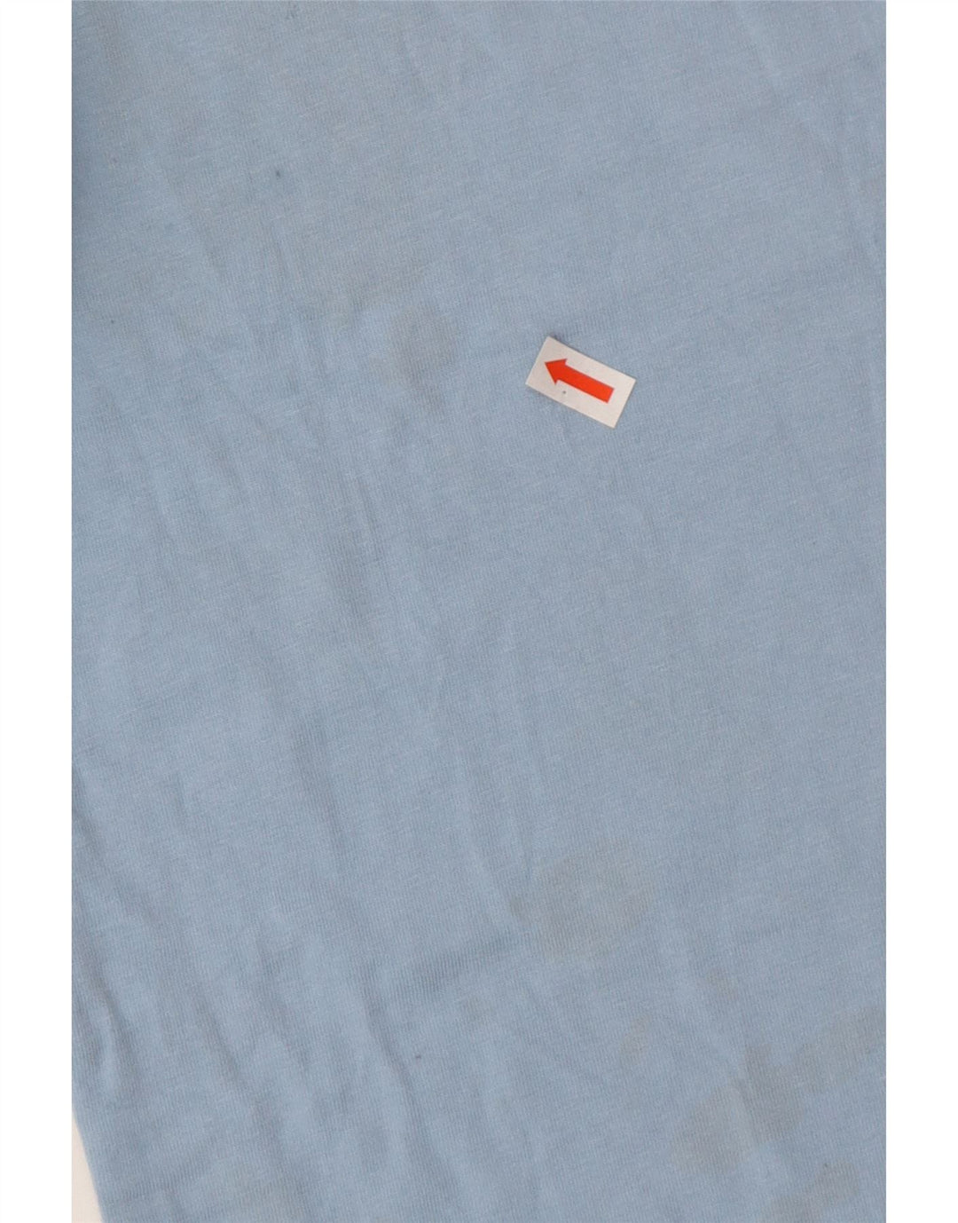 Crew Clothing Herren-T-Shirt-Oberteil aus mittelblauer Baumwolle