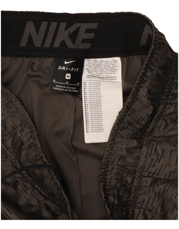 Nike Herren-Sportshorts aus mittelgrauem, geometrischem Polyester