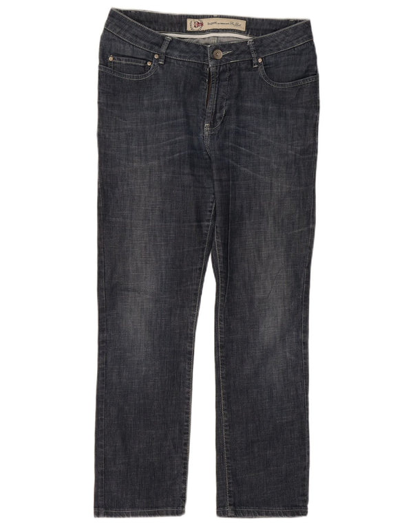 Bugatti Damen Straight Jeans W32 L28 Blau