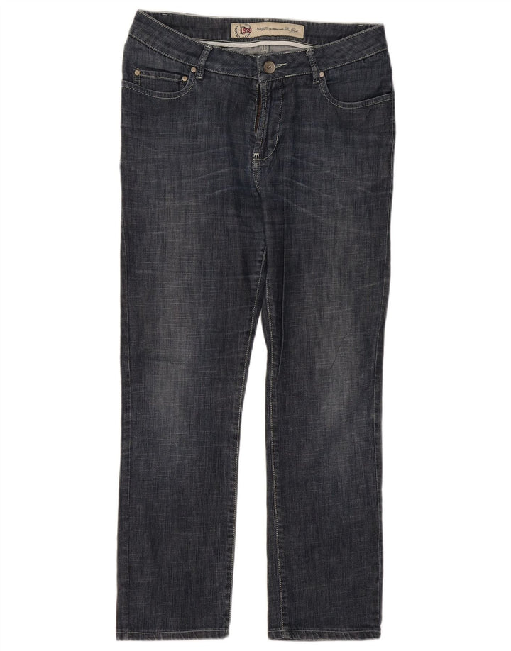 Bugatti Damen Straight Jeans W32 L28 Blau