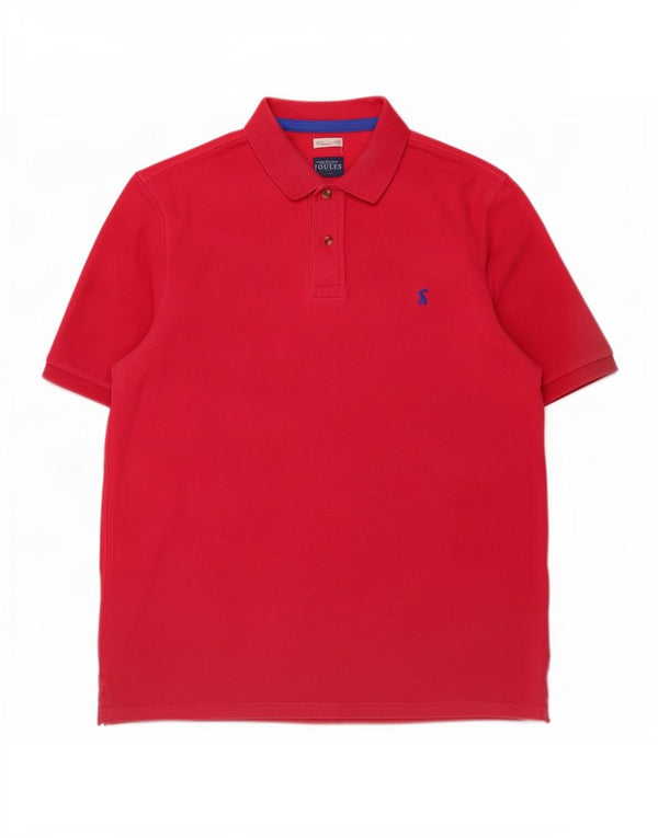 Joules Herren-Poloshirt mit klassischer Passform, groß, rosa, Baumwolle